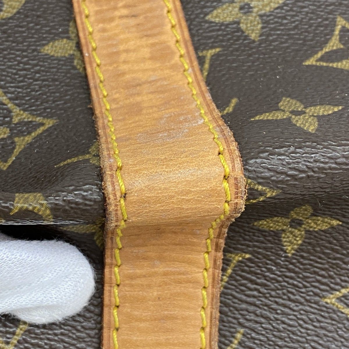 Louis Vuitton Boston Bag Monogram Keepall 55 Brown — view 7