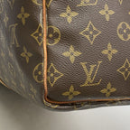 Louis Vuitton Boston Bag Monogram Keepall 55 Brown — view 6