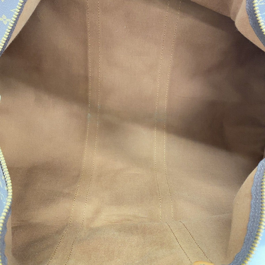 Louis Vuitton Boston Bag Monogram Keepall 55 Brown — view 4