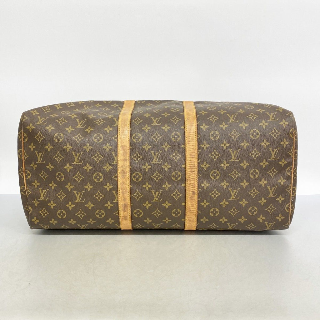 Louis Vuitton Boston Bag Monogram Keepall 55 Brown — view 3