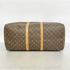 Louis Vuitton Boston Bag Monogram Keepall 55 Brown — view 3