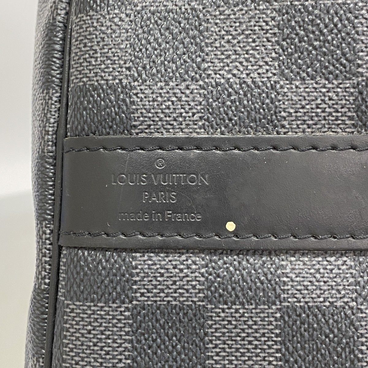 Louis Vuitton Boston Bag Damier Graphite Keepall Bandouliere 45 Black — view 5