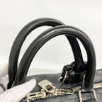 Louis Vuitton Boston Bag Damier Graphite Keepall Bandouliere 45 Black — view 8