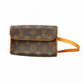 Louis Vuitton Waist Bag Monogram Pochette Florentine Brown