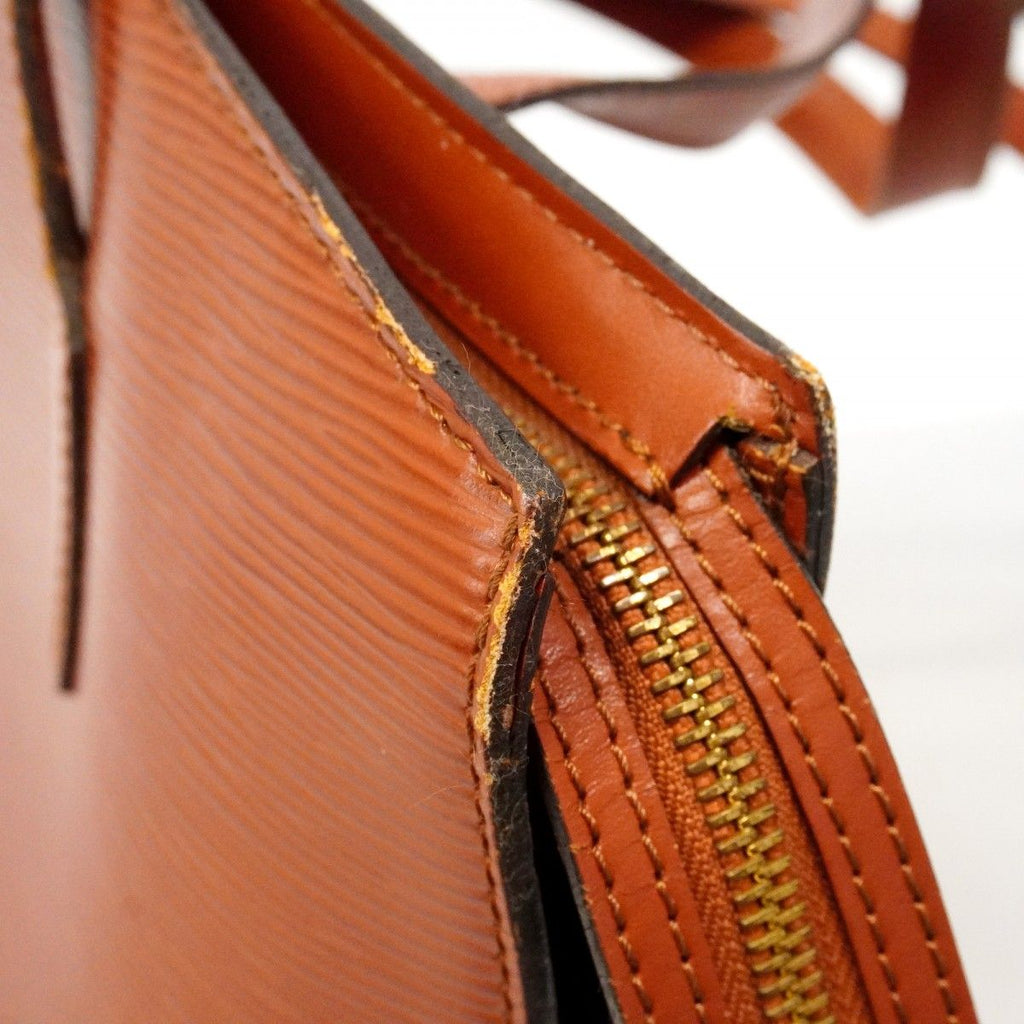Louis Vuitton Shoulder Bag Epi Saint Jacques Shopping Kenya Brown — view 6