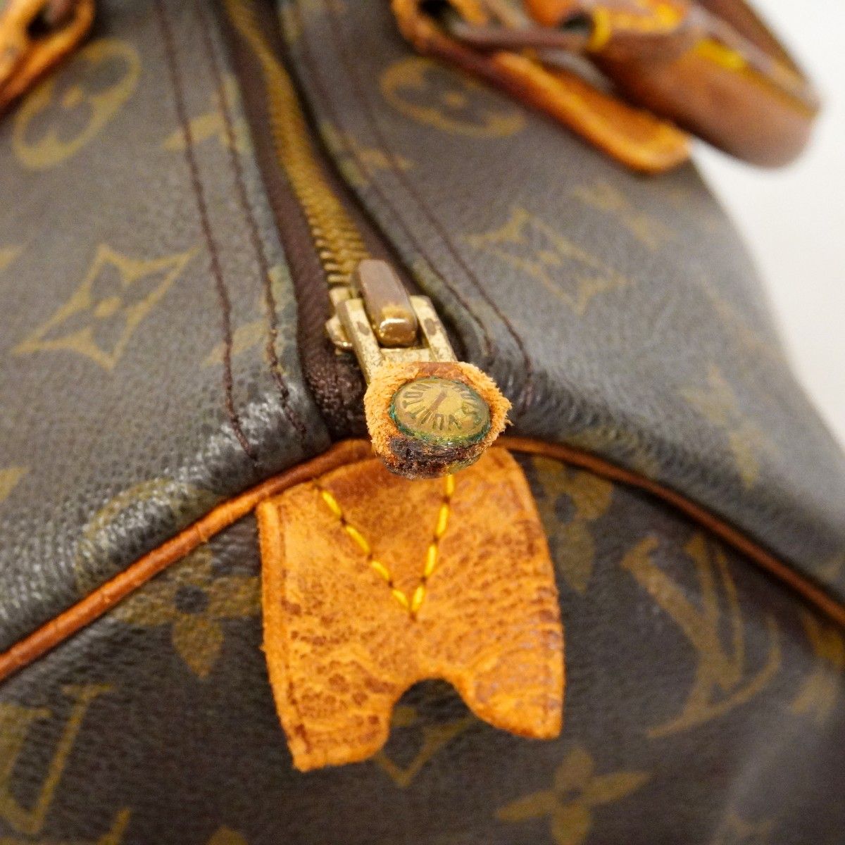 Louis Vuitton Handbag Monogram Speedy 30 Brown — view 6