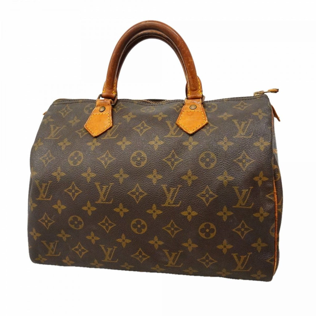 Louis Vuitton Handbag Monogram Speedy 30 Brown