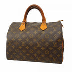 Louis Vuitton Handbag Monogram Speedy 30 Brown