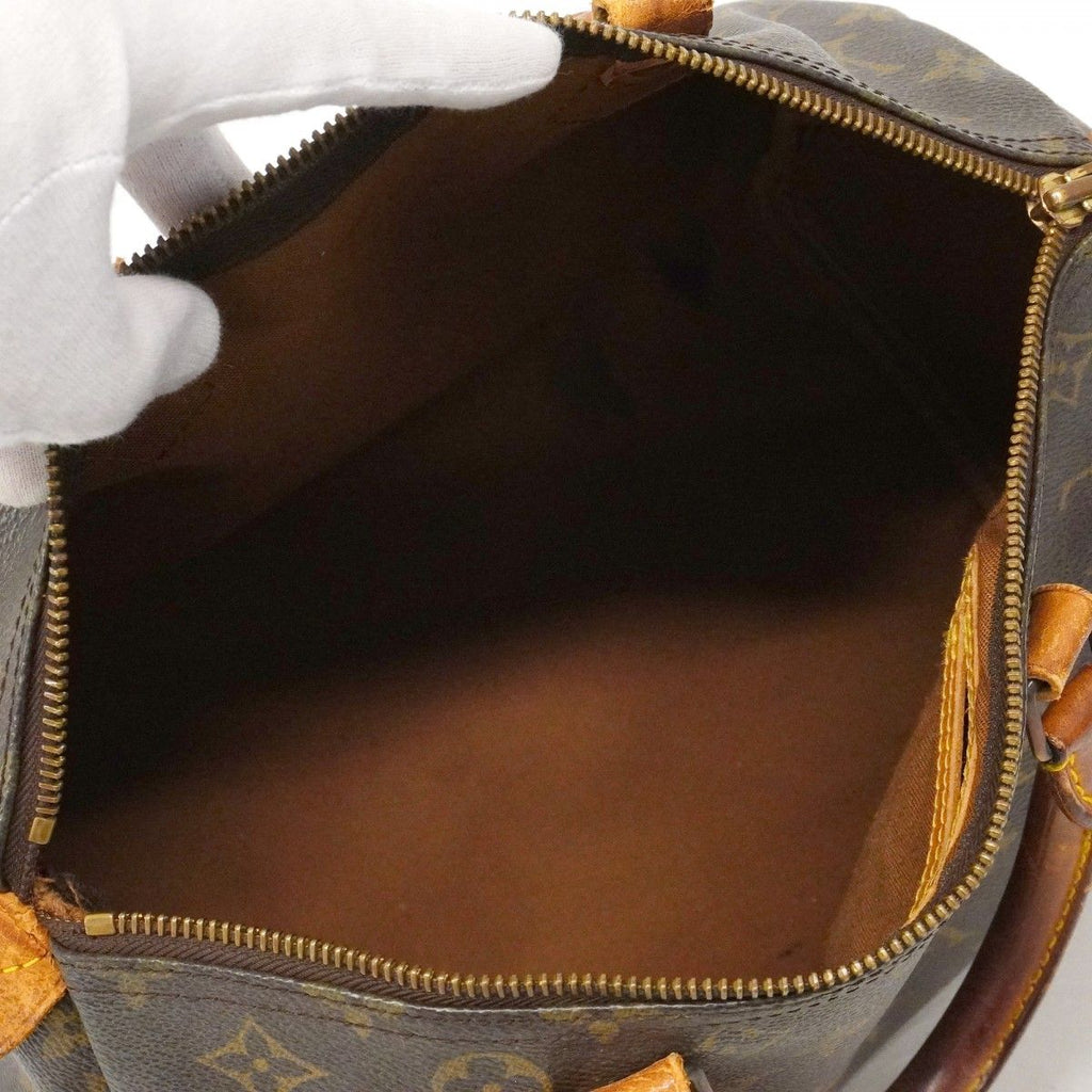 Louis Vuitton Handbag Monogram Speedy 30 Brown — view 4