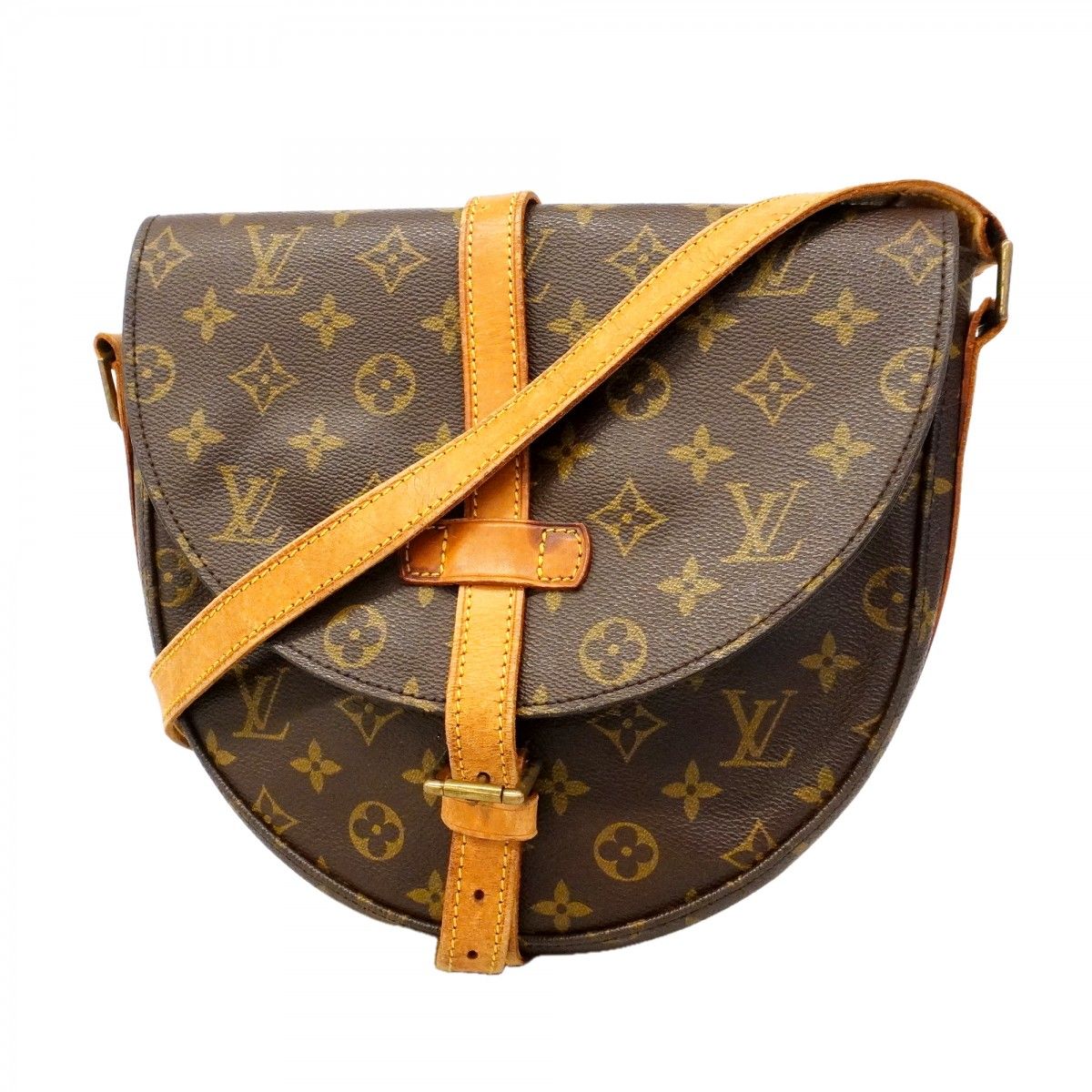Louis Vuitton Shoulder Bag Monogram Cite GM Brown