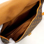 Louis Vuitton Shoulder Bag Monogram Saumur 35 Brown — view 4