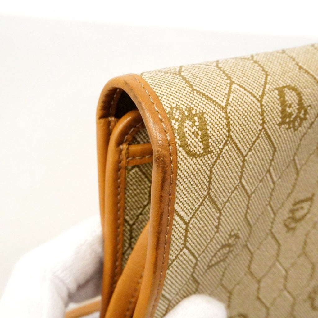 Dior Shoulder Bag Honeycomb Beige Gold — view 6