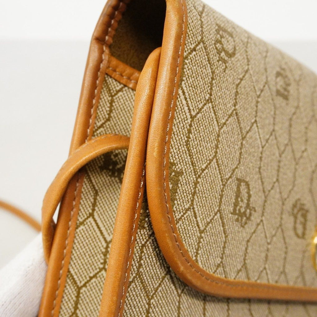 Dior Shoulder Bag Honeycomb Beige Gold — view 8