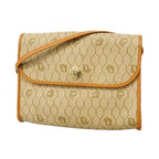 Dior Shoulder Bag Honeycomb Beige Gold