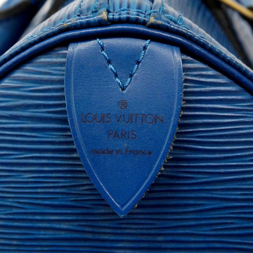 Louis Vuitton Handbag Epi Speedy 30 Toledo Blue — view 5