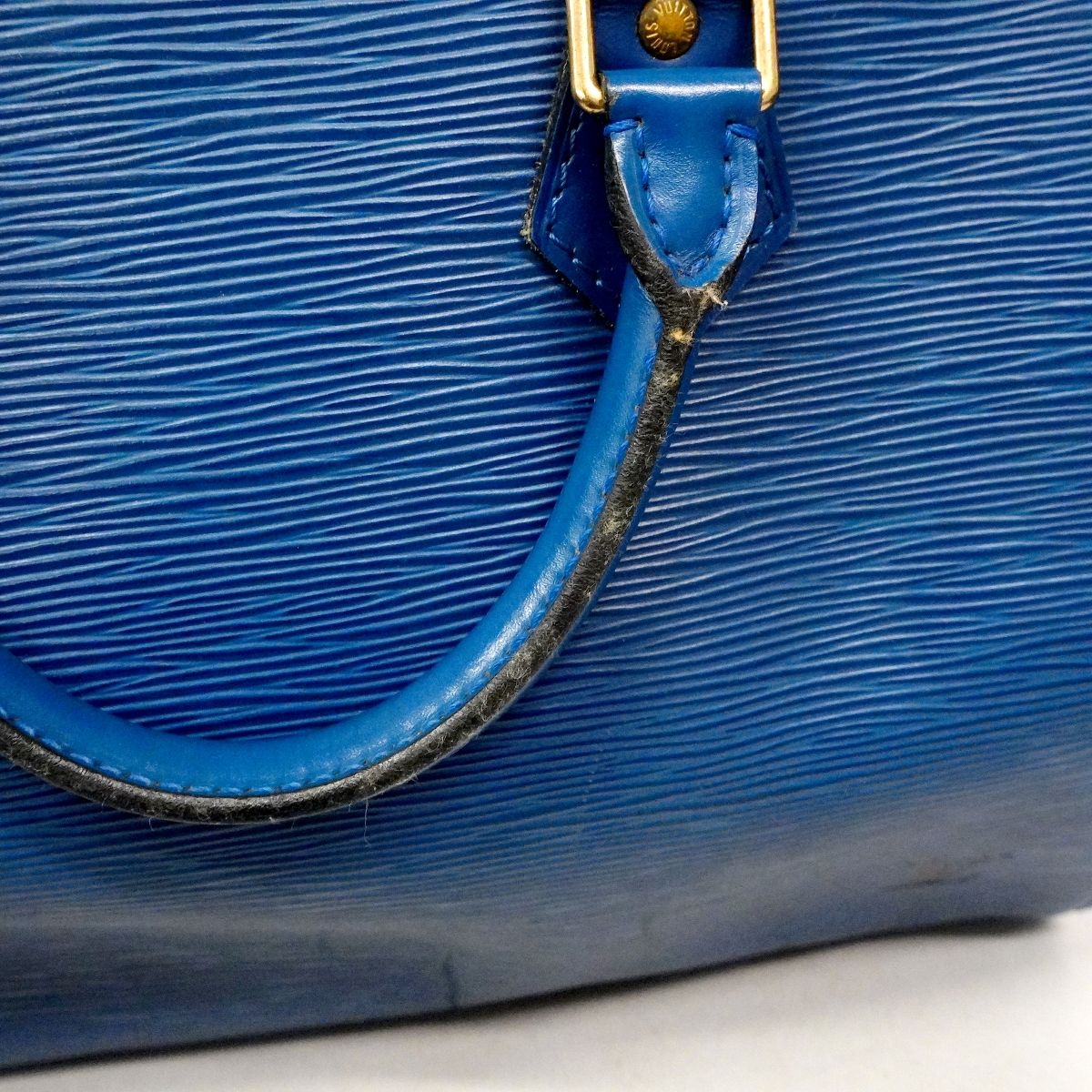 Louis Vuitton Handbag Epi Speedy 30 Toledo Blue — view 9