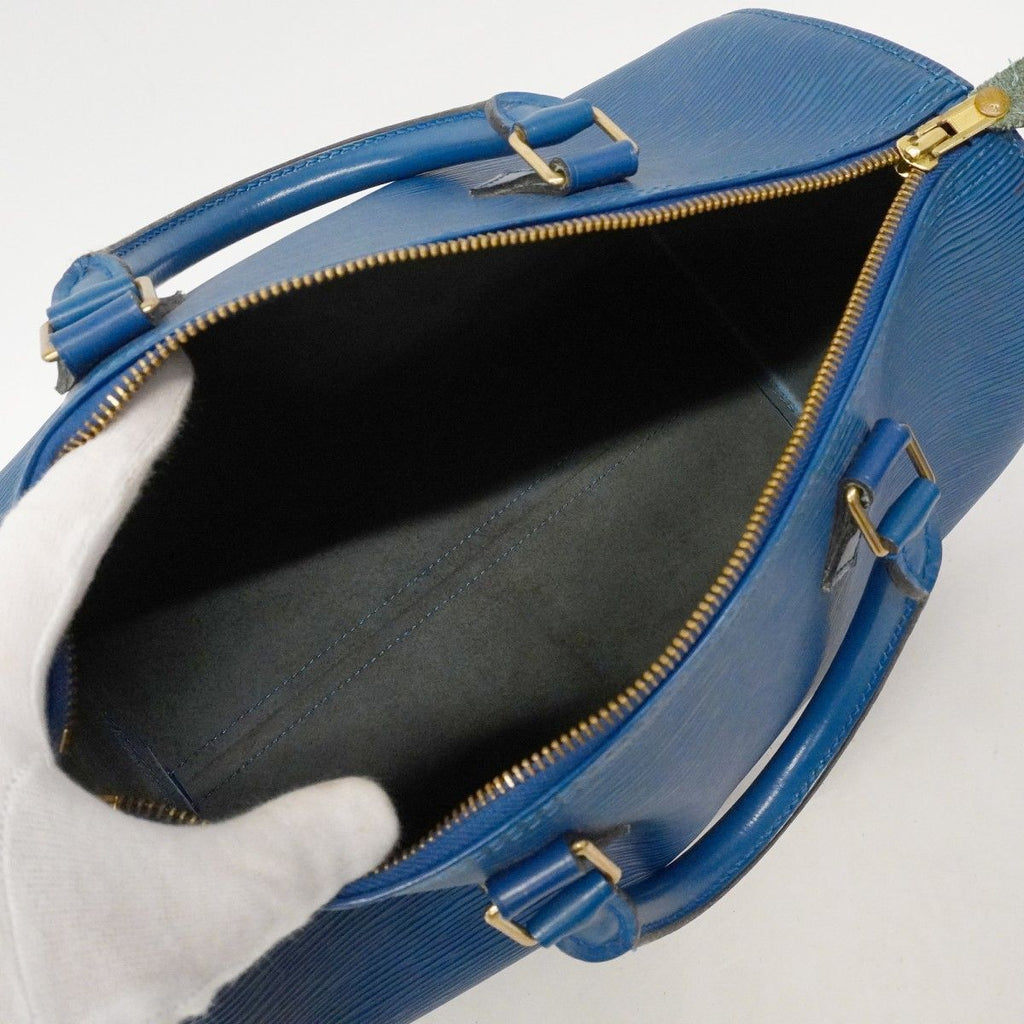 Louis Vuitton Handbag Epi Speedy 30 Toledo Blue — view 4