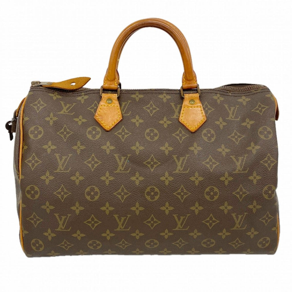 Louis Vuitton Handbag Monogram Speedy 35 Brown