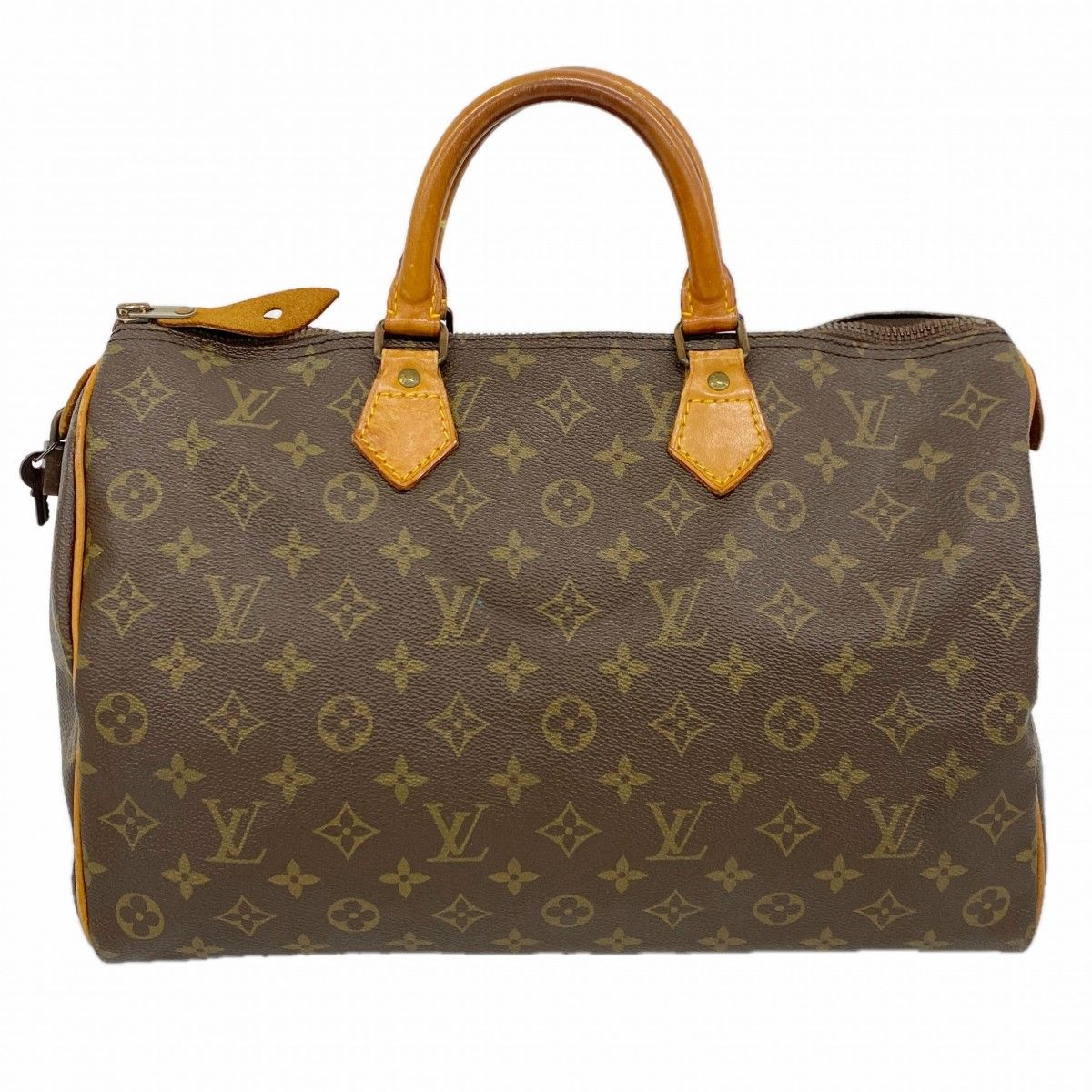 Louis Vuitton Handbag Monogram Speedy 35 Brown