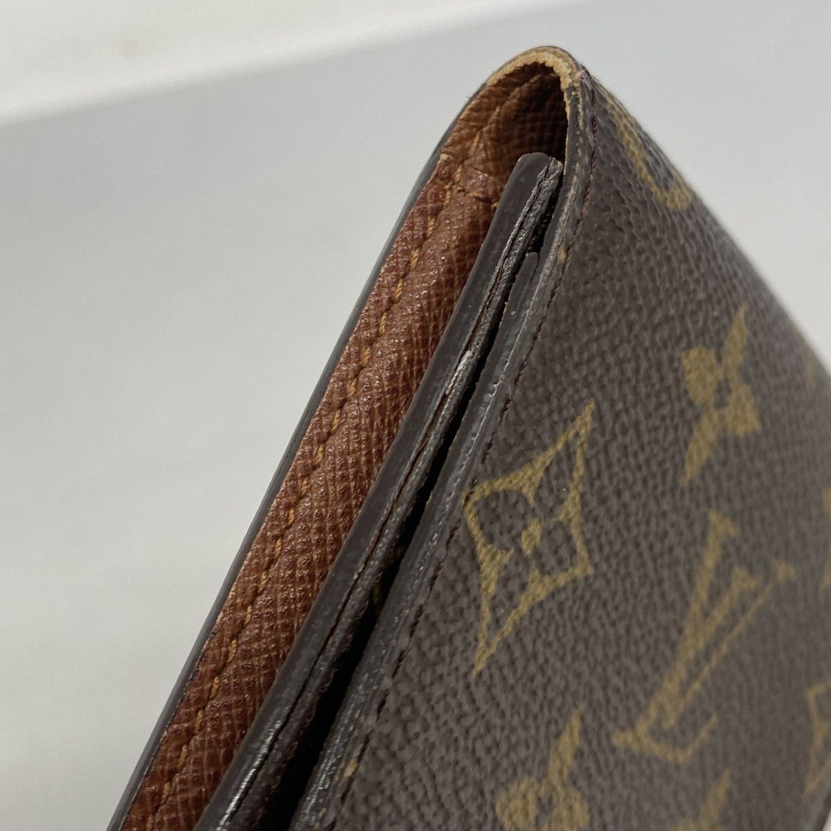 Louis Vuitton Card Case Monogram Envelope Business Holder Brown — view 6