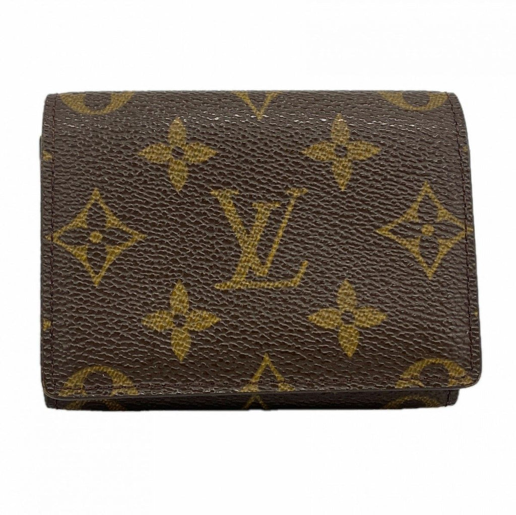 Louis Vuitton Card Case Monogram Envelope Business Holder Brown