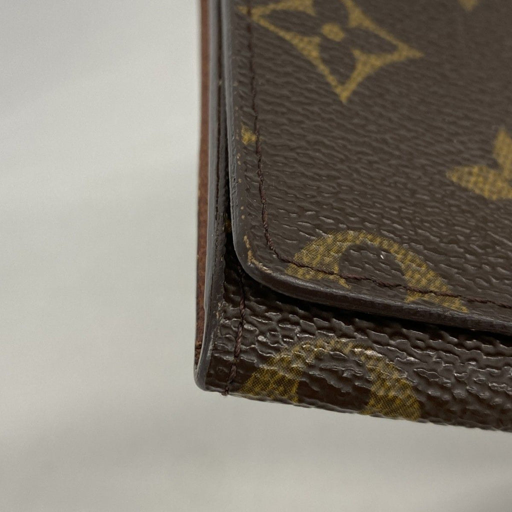 Louis Vuitton Card Case Monogram Envelope Business Holder Brown — view 7