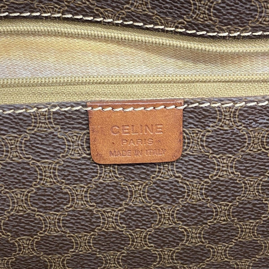 Celine Tote Macadam Brown Gold — view 5