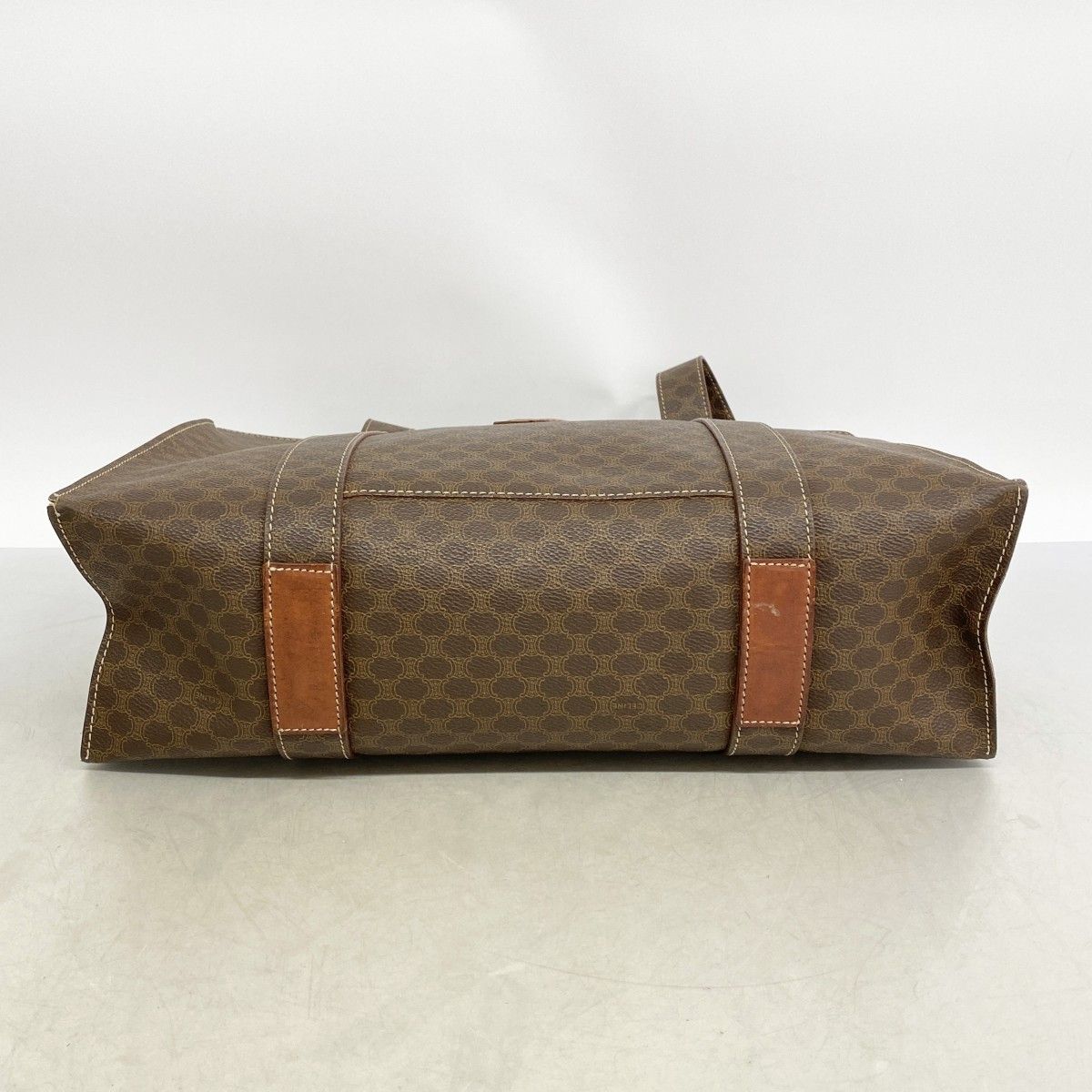 Celine Tote Macadam Brown Gold — view 3