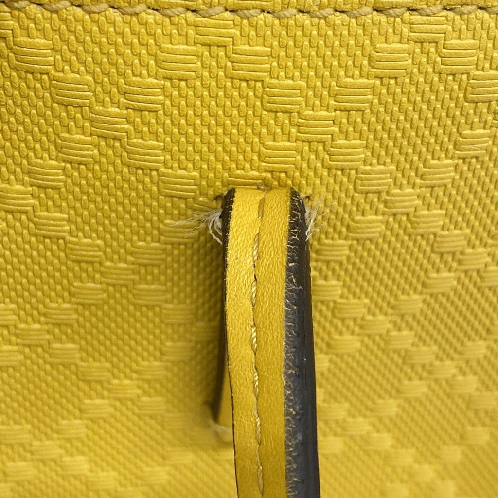Gucci Tote Diamante Leather Yellow Champagne Gold — view 8