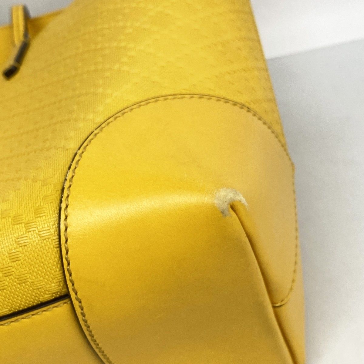 Gucci Tote Diamante Leather Yellow Champagne Gold — view 6