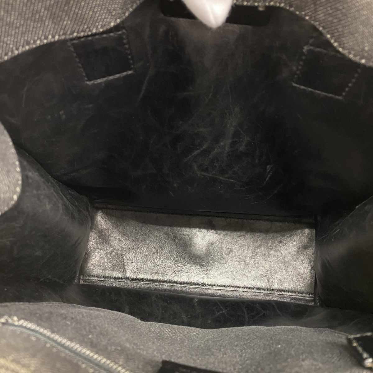 Gucci Tote Denim Black Silver — view 4