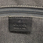 Gucci Tote Denim Black Silver — view 5