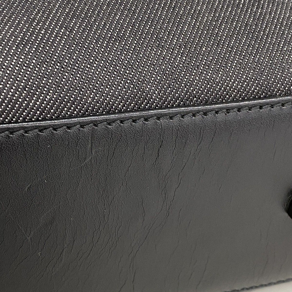 Gucci Tote Denim Black Silver — view 9
