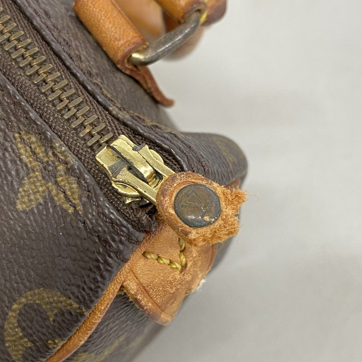 Louis Vuitton Handbag Monogram Mini Speedy Brown — view 7
