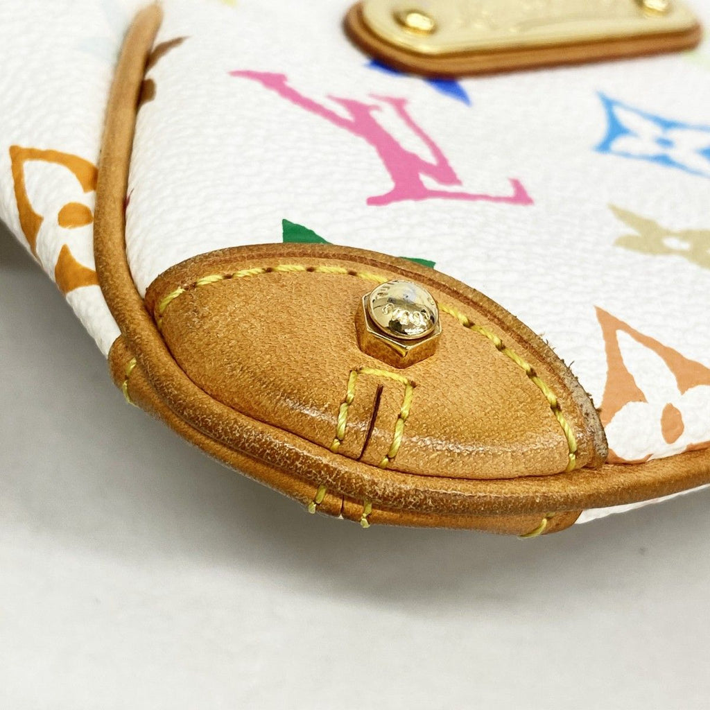 Louis Vuitton Pouch Monogram Multicolor Pochette Mila PM Blanc — view 6