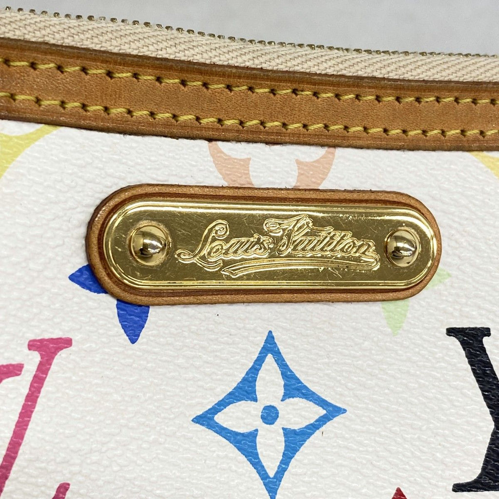Louis Vuitton Pouch Monogram Multicolor Pochette Mila PM Blanc — view 8