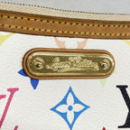 Louis Vuitton Pouch Monogram Multicolor Pochette Mila PM Blanc — view 8