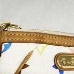 Louis Vuitton Pouch Monogram Multicolor Pochette Mila PM Blanc — view 7