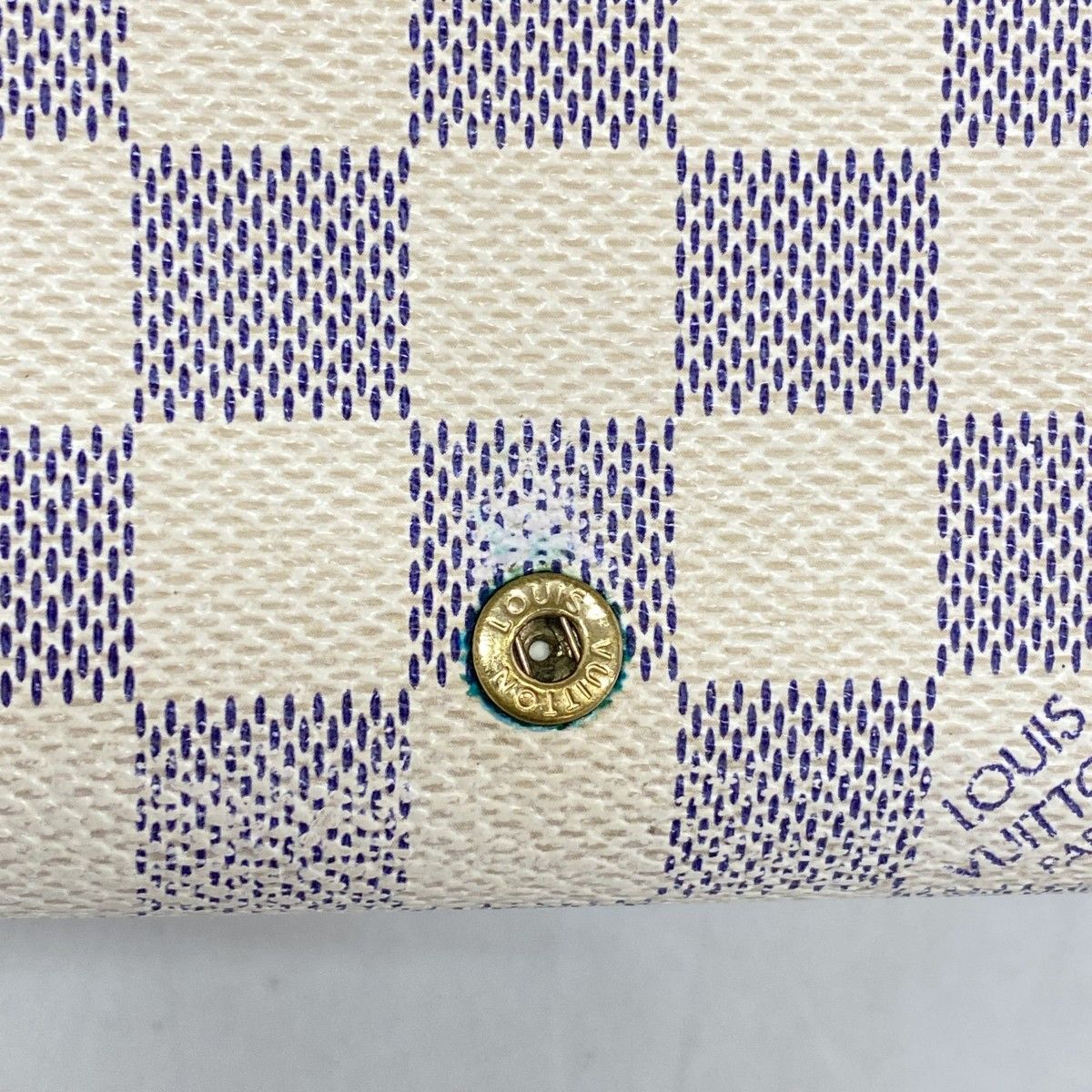 Louis Vuitton Wallet Damier Azur Portefeuille Tresor White — view 7