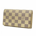 Louis Vuitton Wallet Damier Azur Portefeuille Tresor White
