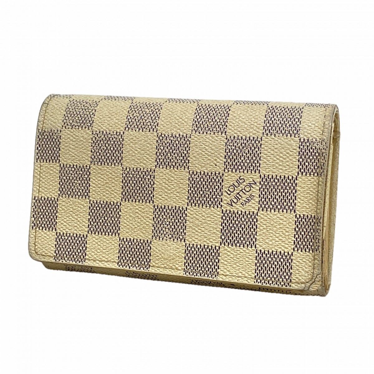 Louis Vuitton Wallet Damier Azur Portefeuille Tresor White
