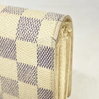 Louis Vuitton Wallet Damier Azur Portefeuille Tresor White — view 6