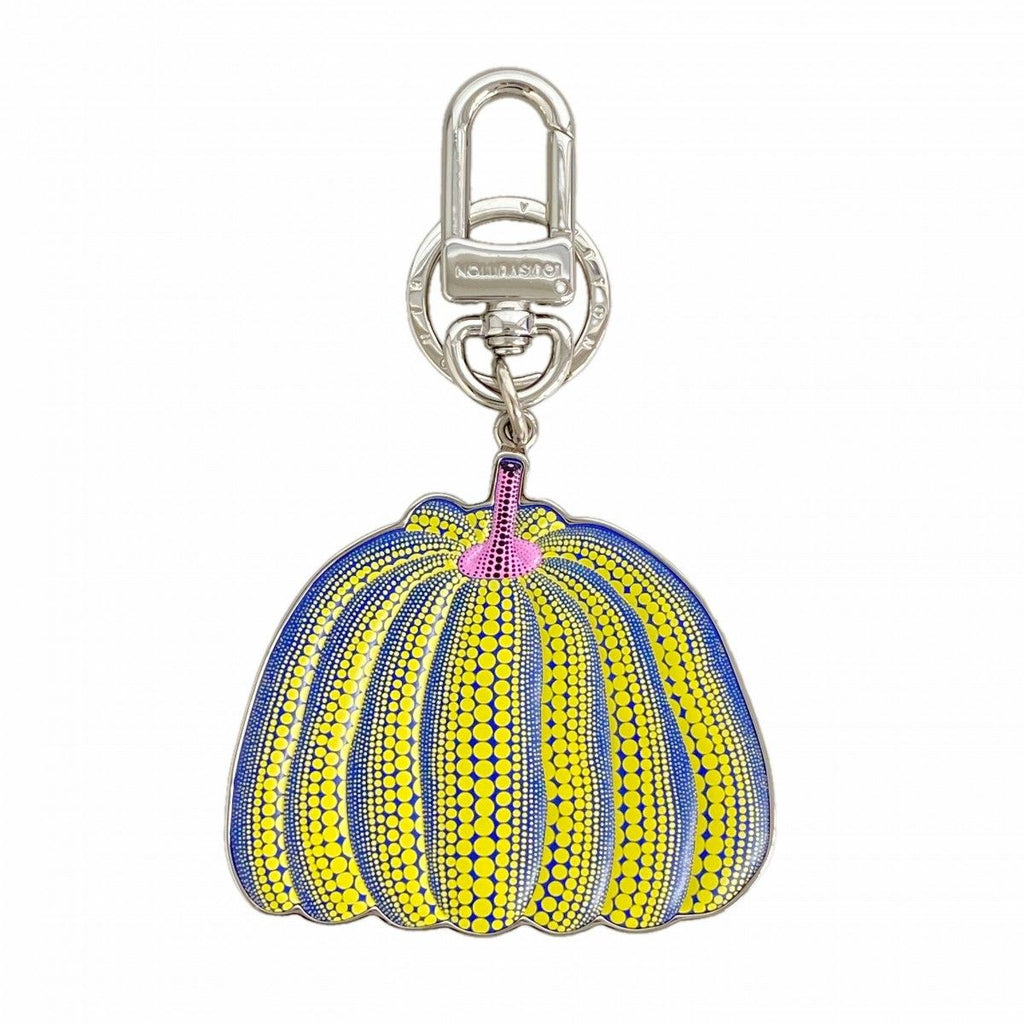 Louis Vuitton Key Holder Charm Porte Cles Pumpkin Yellow Yayoi Kusama Collaborat