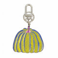 Louis Vuitton Key Holder Charm Porte Cles Pumpkin Yellow Yayoi Kusama Collaborat