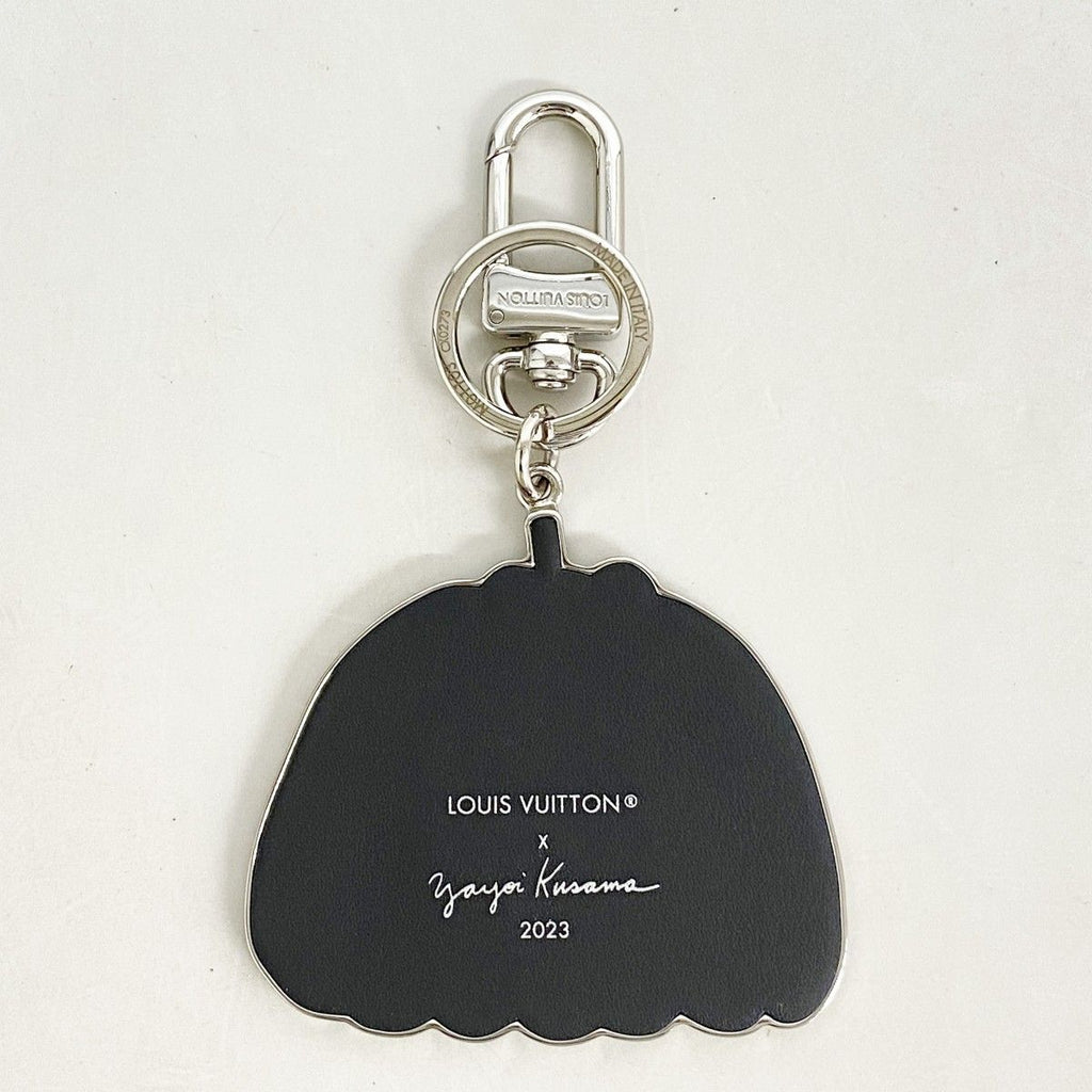 Louis Vuitton Key Holder Charm Porte Cles Pumpkin Yellow Yayoi Kusama Collaborat — view 4