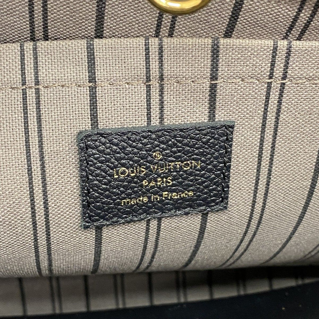 Louis Vuitton Handbag Monogram Empreinte Montaigne GM Noir — view 5
