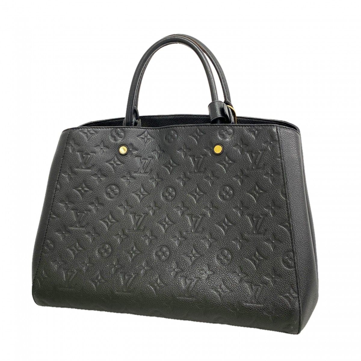 Louis Vuitton Handbag Monogram Empreinte Montaigne GM Noir