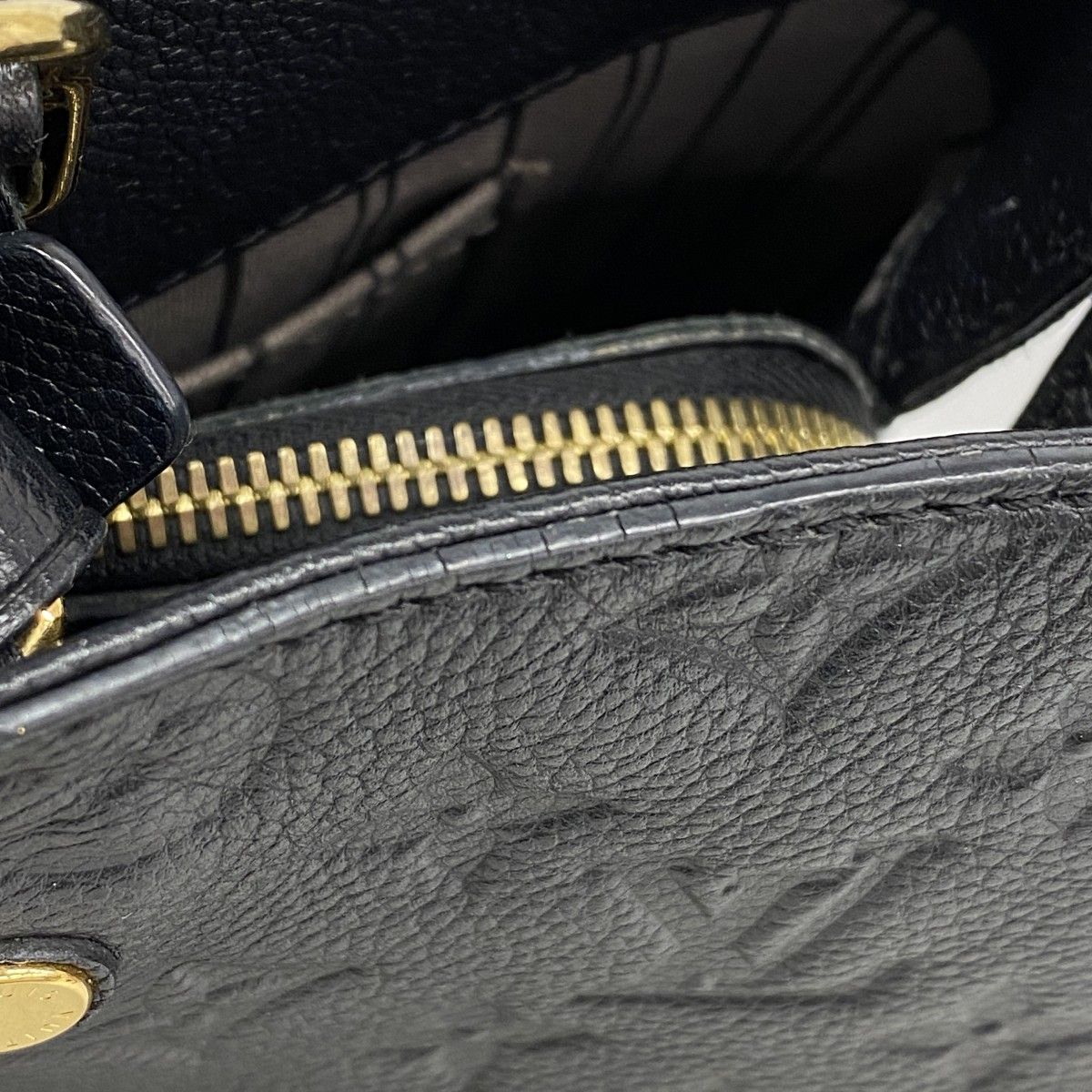 Louis Vuitton Handbag Monogram Empreinte Montaigne GM Noir — view 7