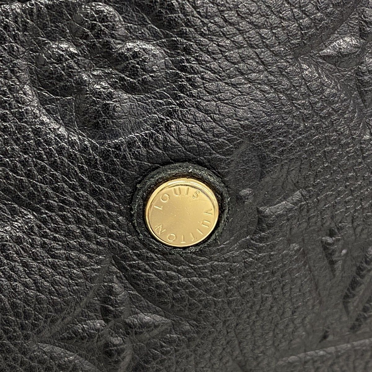 Louis Vuitton Handbag Monogram Empreinte Montaigne GM Noir — view 8