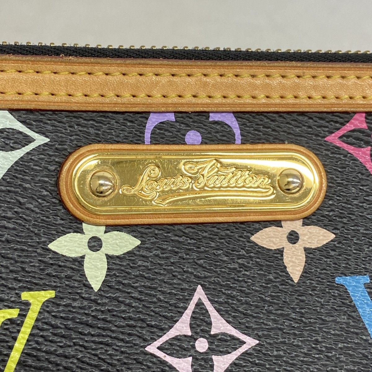 Louis Vuitton Pouch Monogram Multicolor Pochette Mila MM Noir — view 9